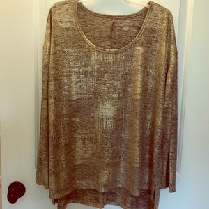 Women’s Gold shimmer Top 14/16